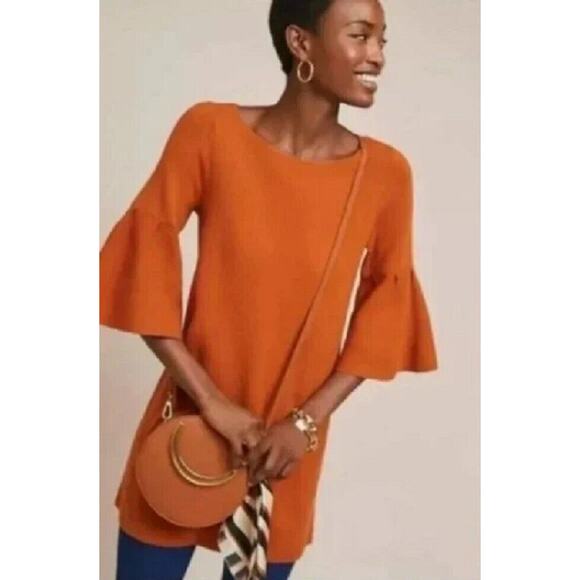 Moth x Anthro Chester Tunic Sweater Dress - Picture 1 of 11